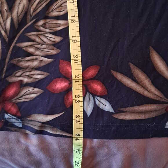 *Final Price* Caribbean Joe Top Women's Medium Stretch Tropical Hawaiian Summer - Picture 9 of 9